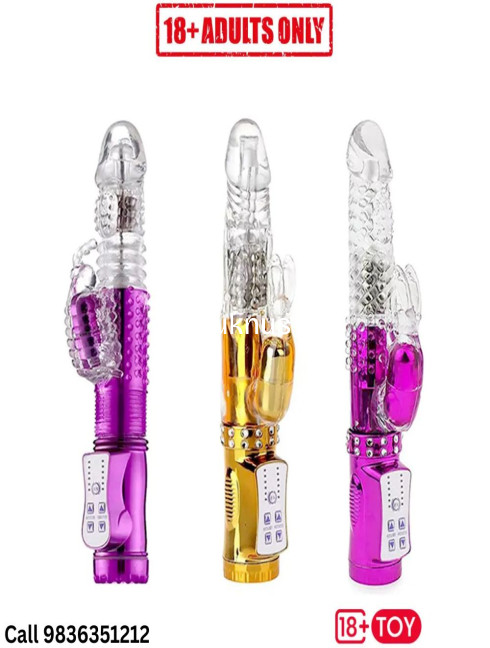 Thrusting Up And Down Rabbit Vibrator | USB Rechargeable | Call 9836351212